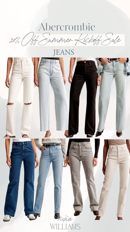 Abercrombie 20% Off Summer Kickoff Sale! Summer Jeans - travel jeans - high rise jeans - wide leg jeanss

#LTKSaleAlert #LTKFindsUnder100 #LTKTravel