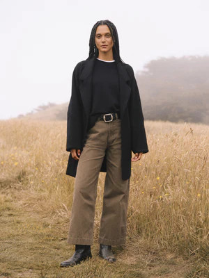 Black Felted Blanket Coat - Buck Mason- Modern American Classics | Buck Mason