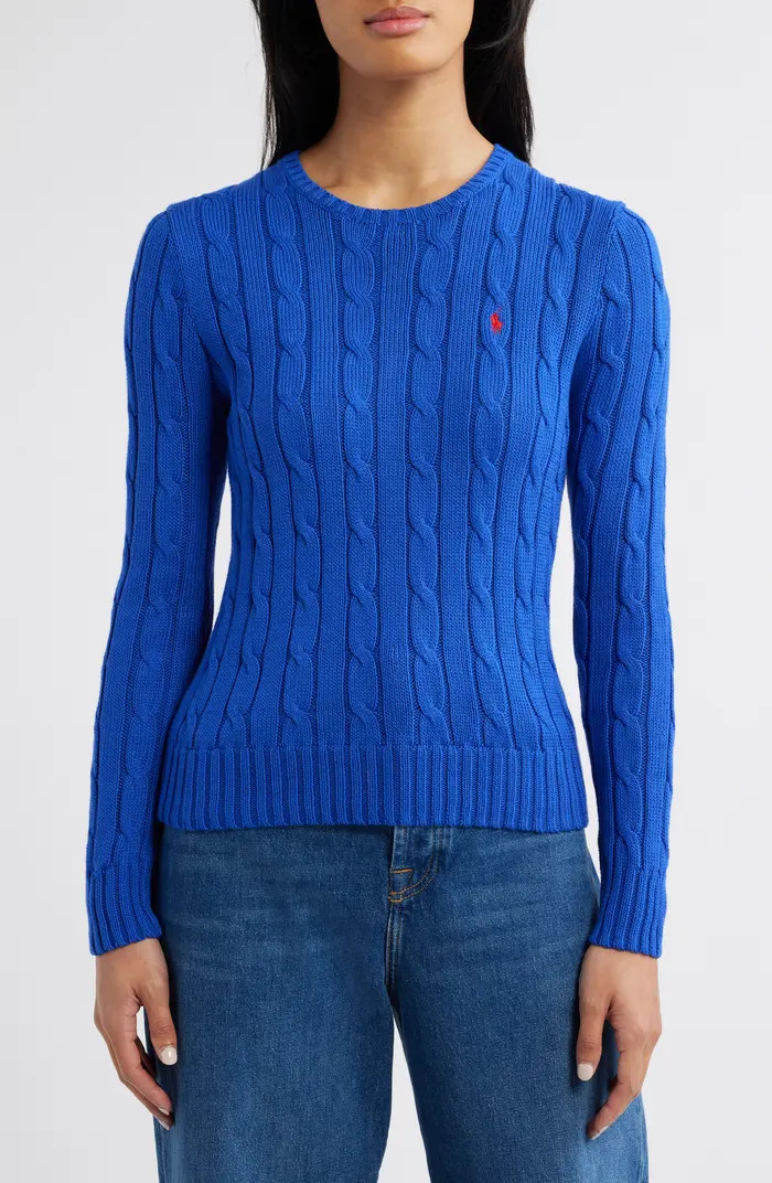 Julianna Cotton Cable Sweater | Nordstrom