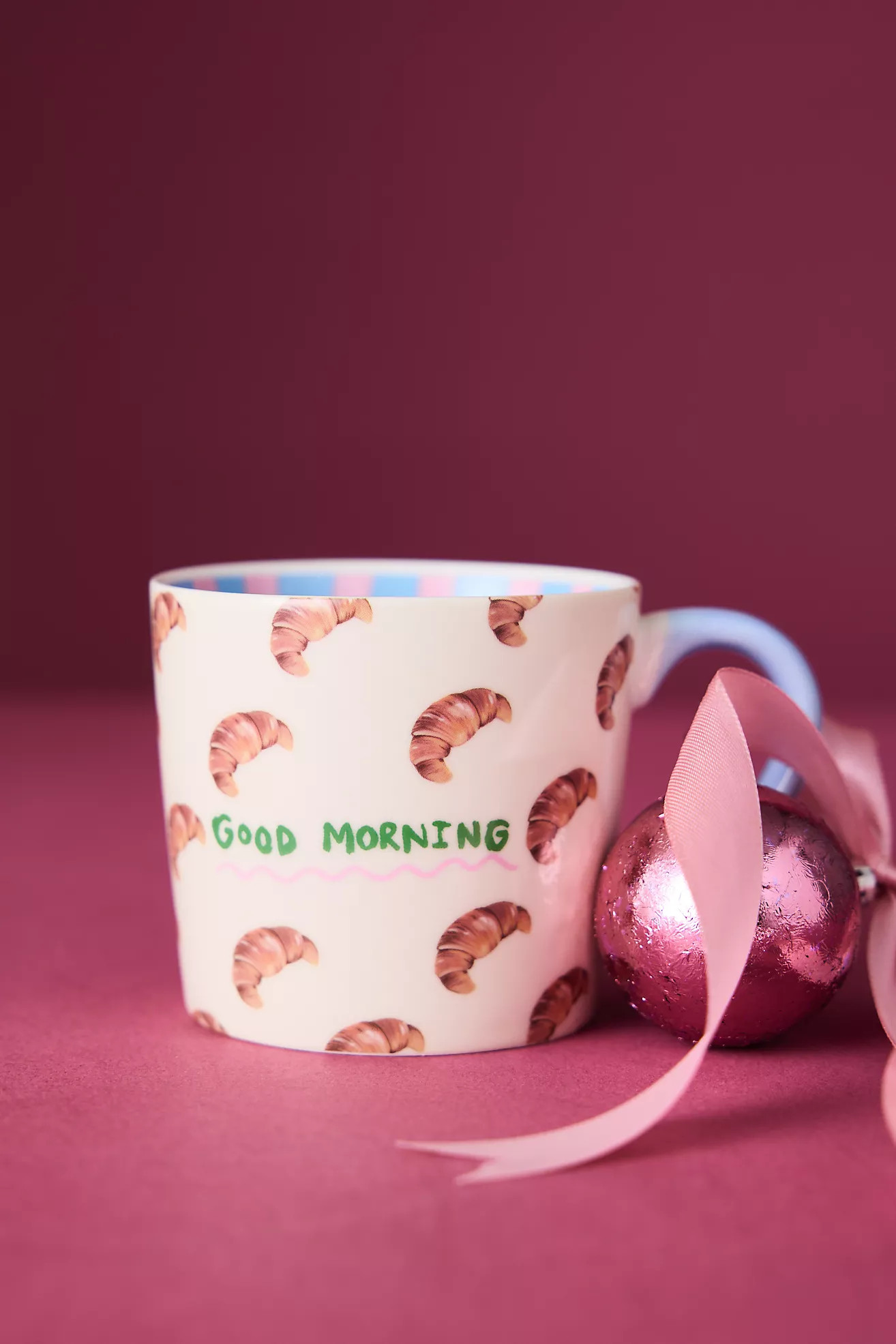 Eleanor Bowmer Christmas China Mug | Anthropologie (UK)