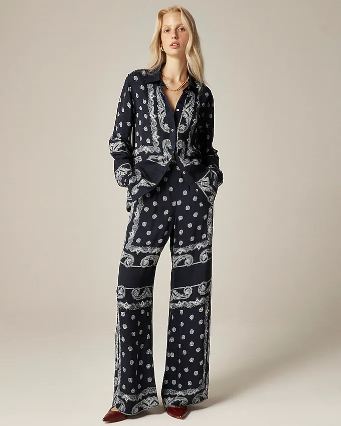 Cosmo pant in bandana print | J. Crew US