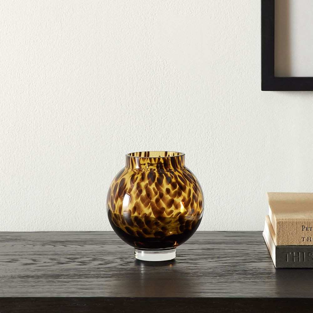 Mari Vase, Tortoise, Large | West Elm (US)