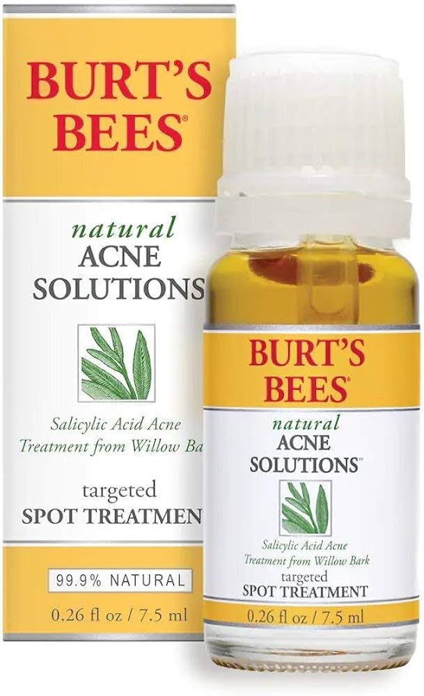 Burt's Bees Natural Acne Solutions Targeted Spot Treatment, 0.26 Fluid Ounces (7.5 milliliters) | Amazon (US)