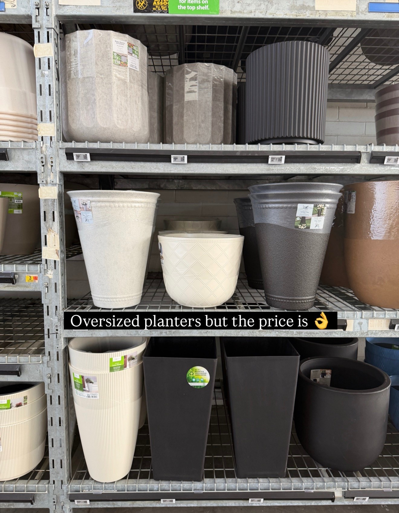 The best oversized planters for your front door or patio, all from Walmart! ￼#spring #outdoorpatio #walmart #walmarthome

#LTKSeasonal #LTKHome