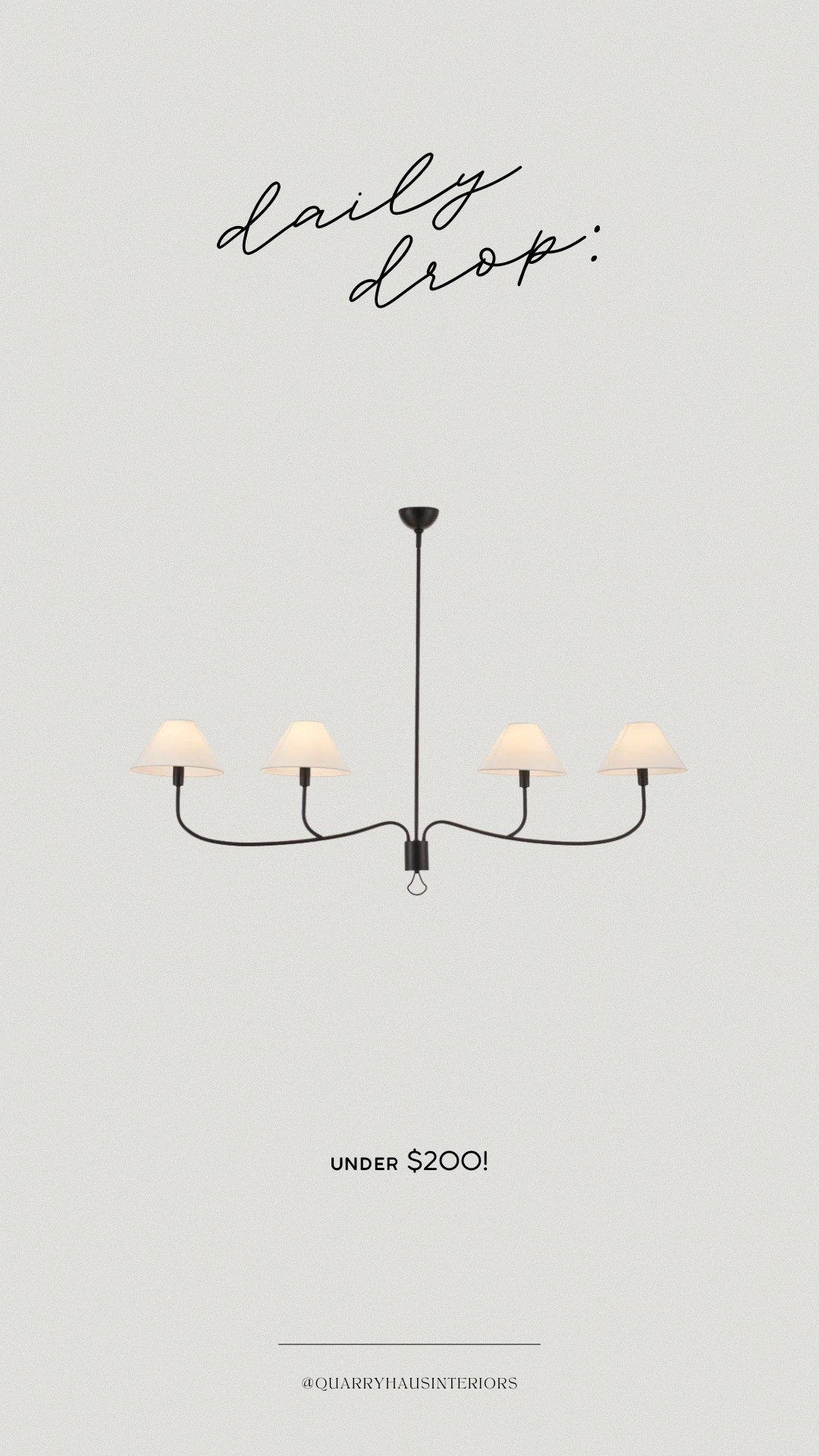 This budget friendly linear chandelier looks high end for WAY less 🙌🏼 I love the curved metal details and tapered shades! 


Kitchen dining light fixture affordable decor makeover

#LTKHome