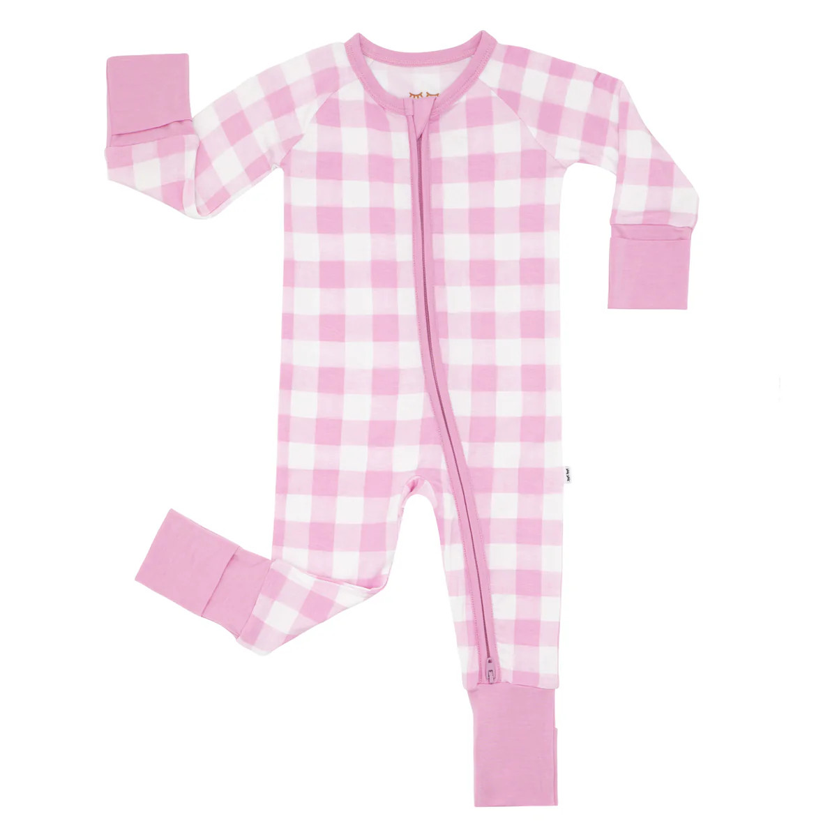 Pink Gingham Zippy | Little Sleepies