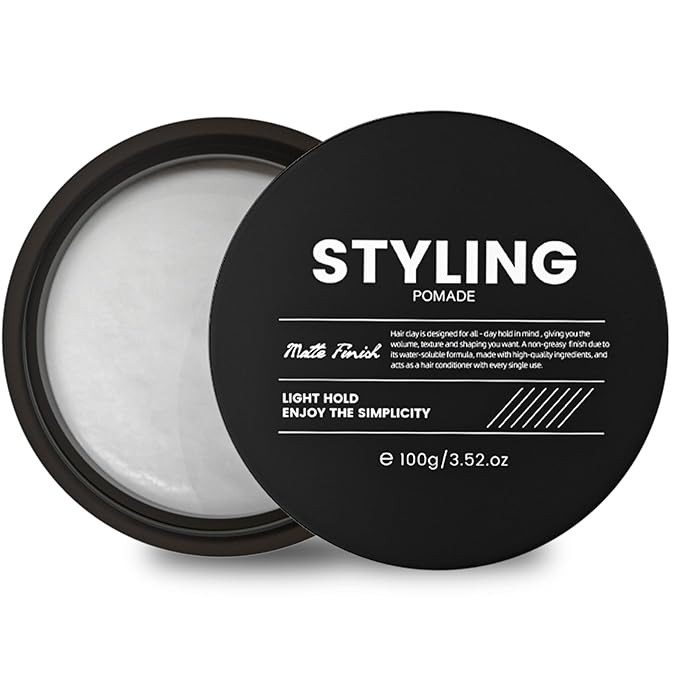 Pomade For Men, Natural Smooth Low Shine Hair Pomade For Men, All Day Easy Styling Hair Pomade, E... | Amazon (US)