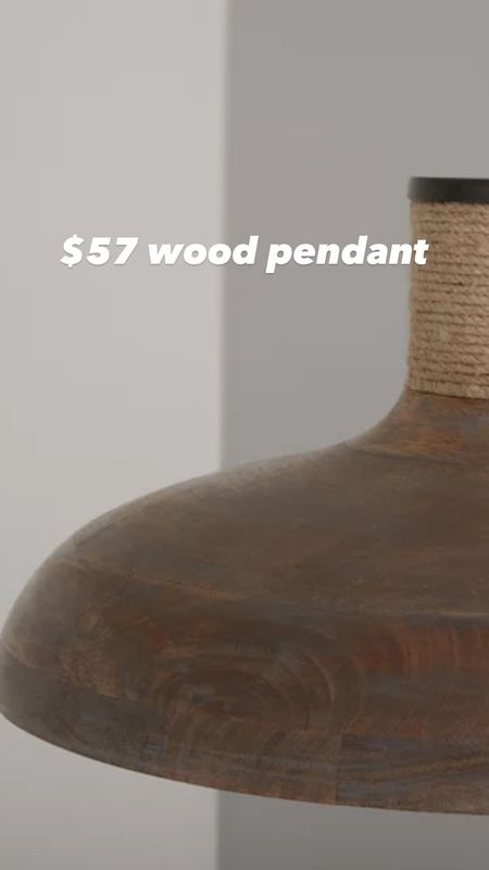 awesome price on this gorgeous wood pendant light

#LTKhome