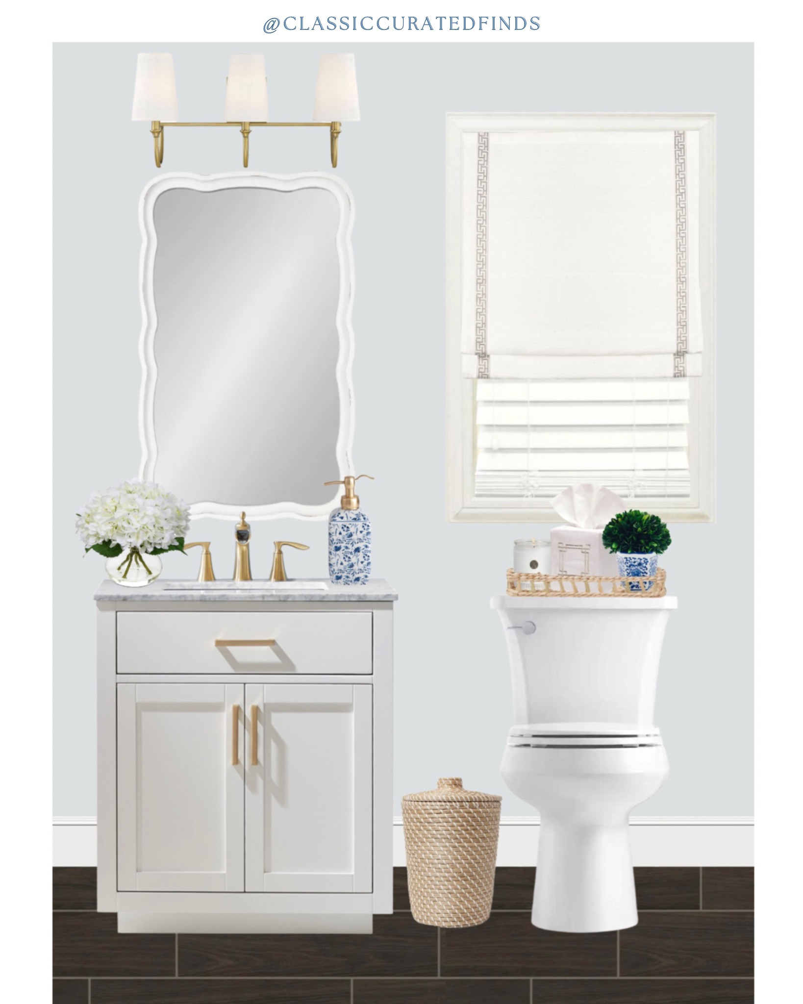 Bathroom Design 💙🛁

Home Decor, Bathroom Decor, Vanity, Mirror, Lighting

#LTKhome