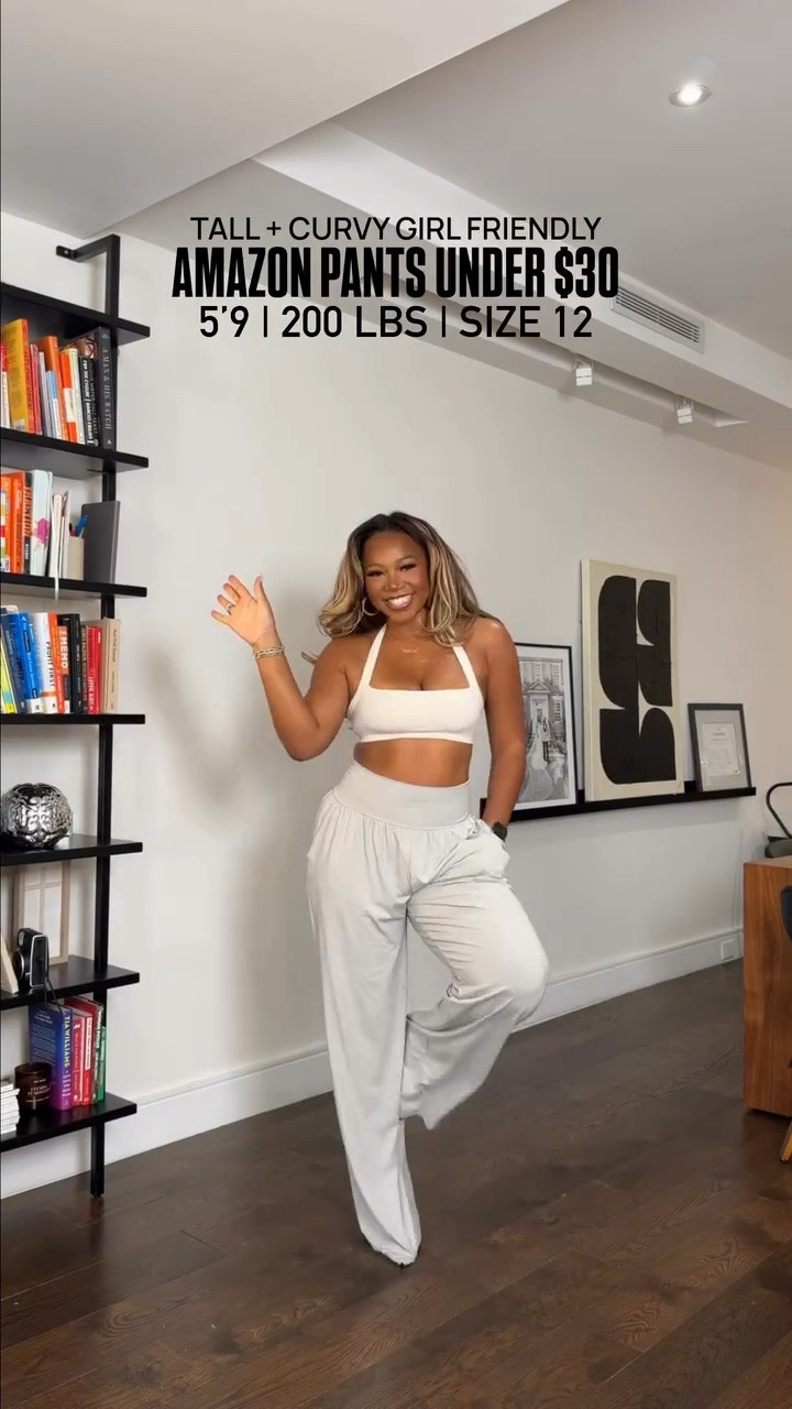 I am 5’9 | 200 lbs wearing 34 inseam (definitely fits like a 36 inseam) large/xl in the bottoms. I wear these styled or over my gym shorts to work out!!

#LTKootd #LTKTall #LTKActive