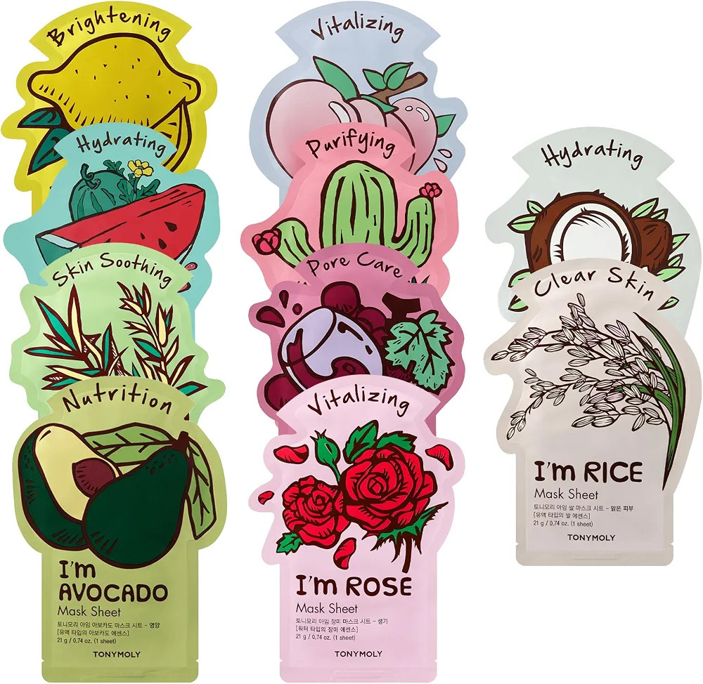 TONYMOLY I'm Face Sheet Masks - Hydrating & Soothing Korean Skincare | Amazon (US)