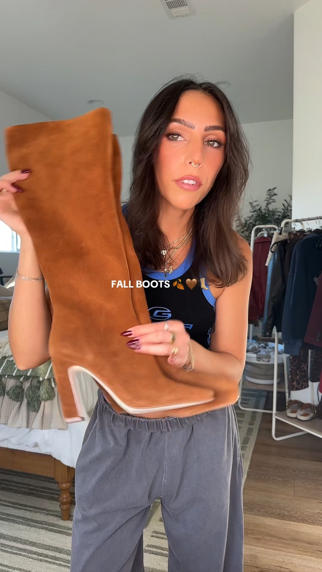 ★Steve Madden★新作★大人気★LIZETTE COGNAC★ブーツ LIZABELLE Brown Leather Square Toe Ankle Boot | Women's