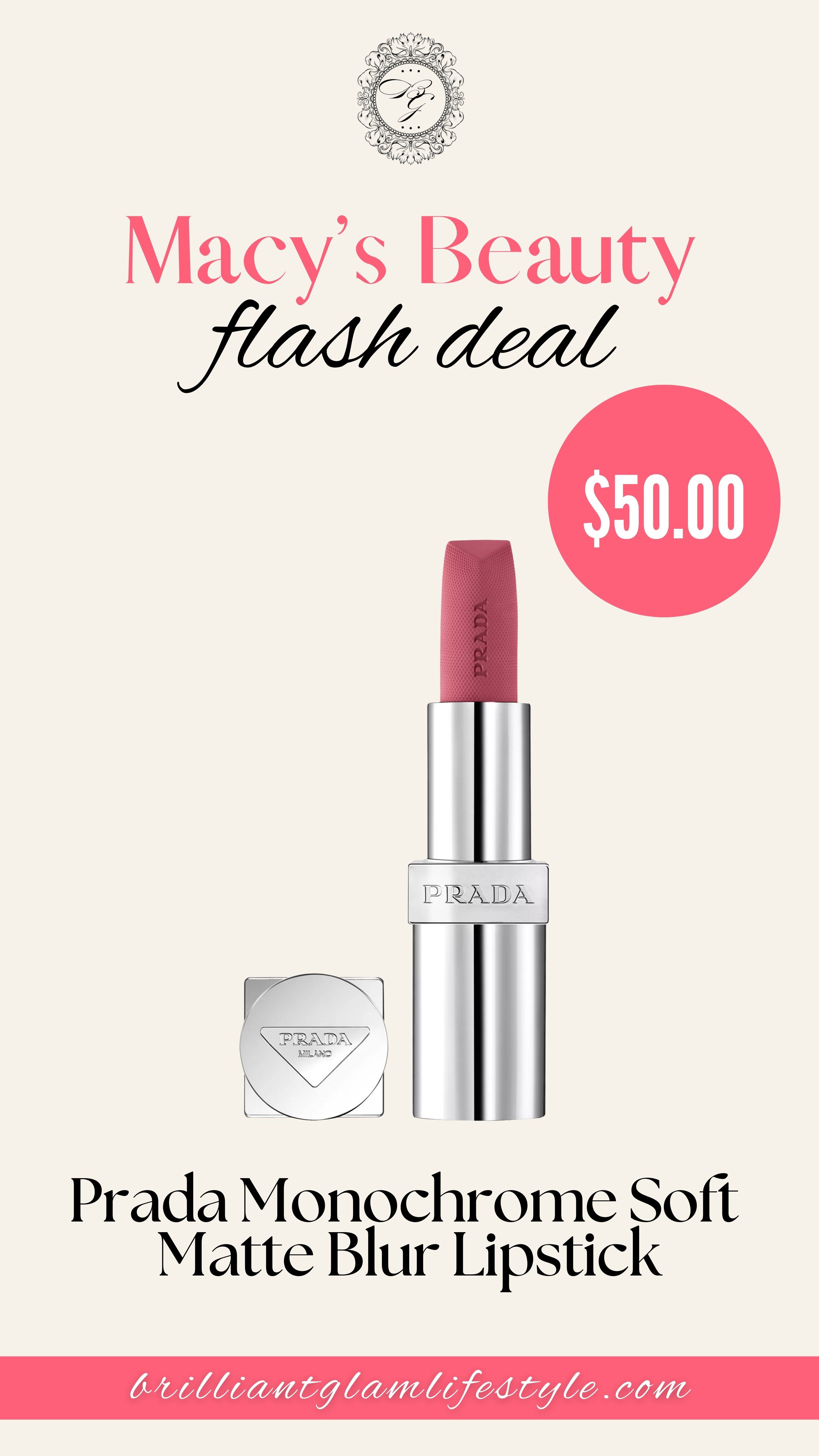 Make a bold statement with Prada Monochrome Soft Matte Blur Lipstick 💄
This luxe matte formula delivers rich color with a soft-blur finish for a modern, polished look. Lightweight, smooth, and runway-inspired — your lips, elevated.

#PradaBeauty #MatteLipstick #LuxuryMakeup #SoftMatte #LipstickLove #BeautyStatement #GlamEssentials 

 #LTKselfcare #LTKU #LTKSaleAlert