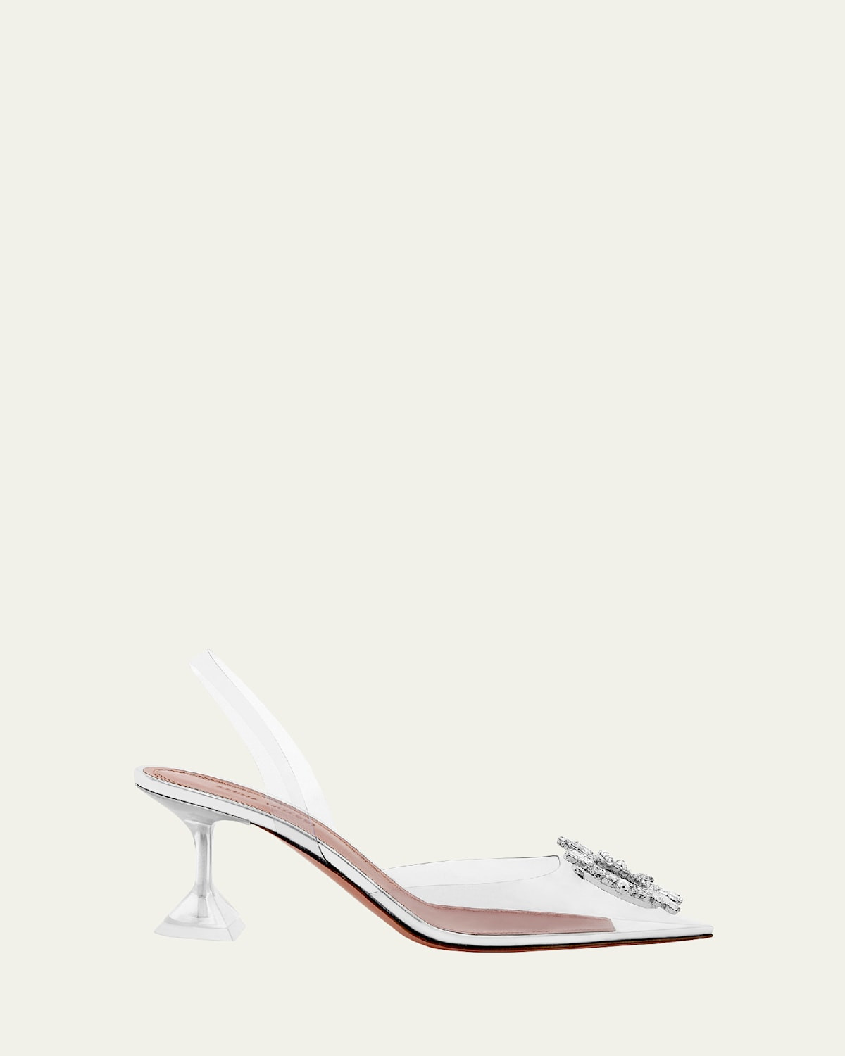 Begum Clear Crystal Slingback Pumps | Bergdorf Goodman