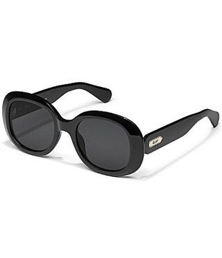 QUAY Women's Impromptu 53mm Round Sunglasses - Black/Smoke | Dillard's