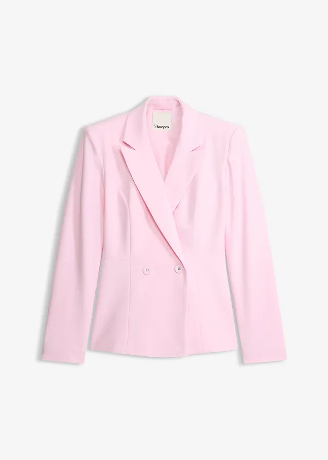 Blazer met peplum kristalroze | Bonprix NL (Influencer)