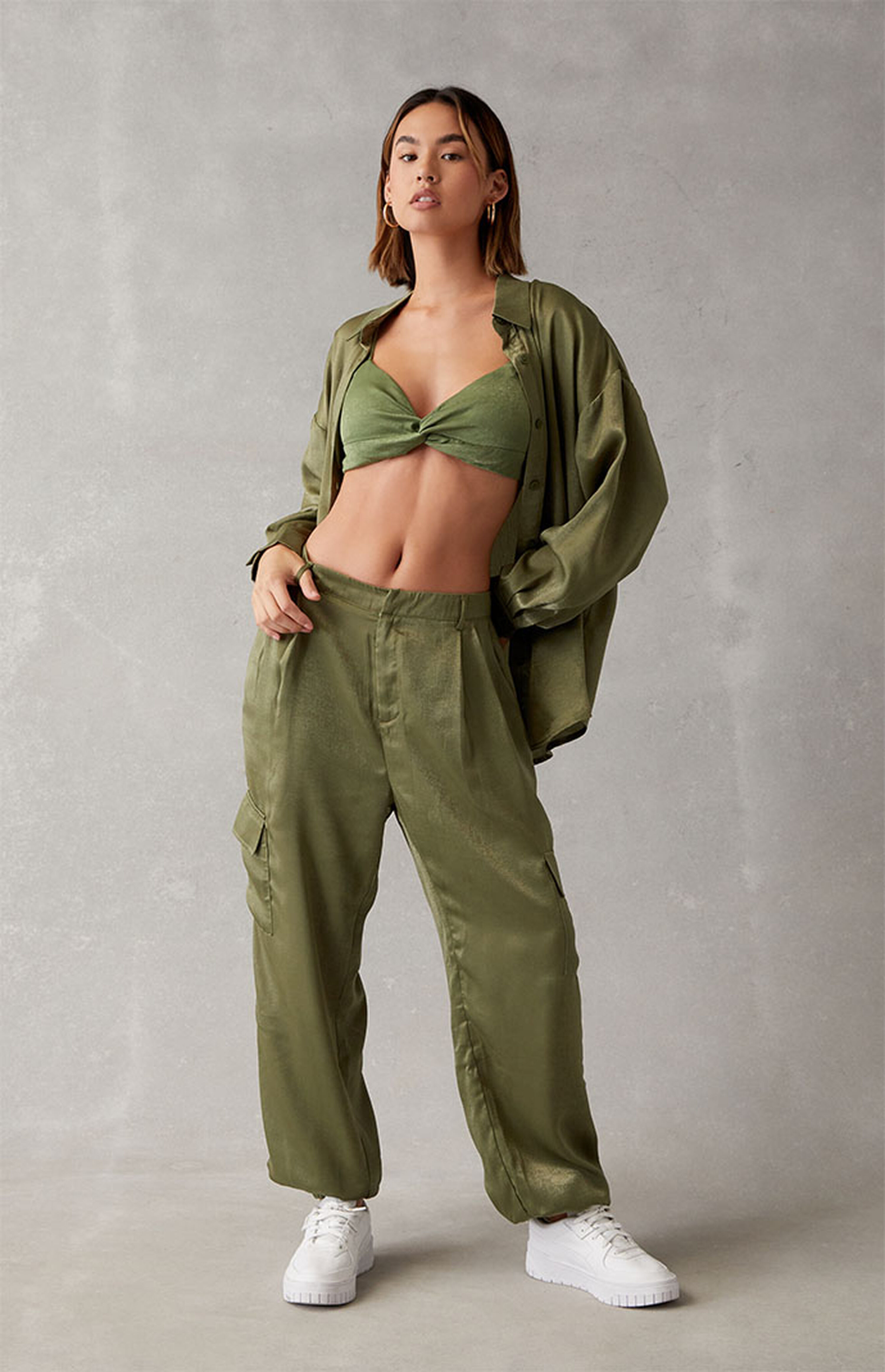 Ryan Destiny x PacSun Danny Satin Trousers | PacSun