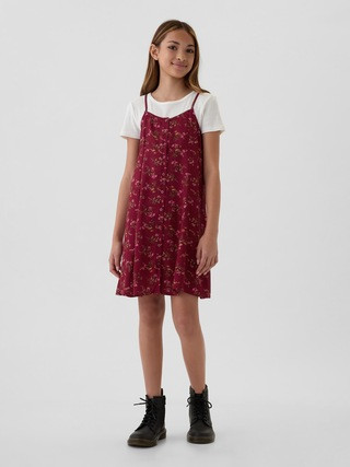 Kids Button-Front Slip Dress | Gap (CA)