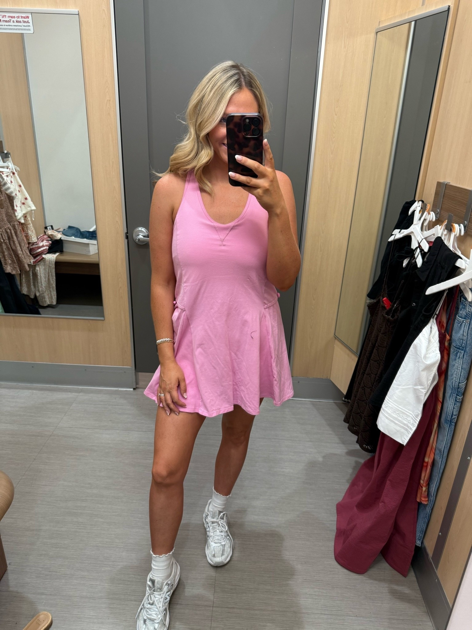 Obsessed with this active dress jersey material, wearing a size S 🩷

#LTKootd #LTKActive