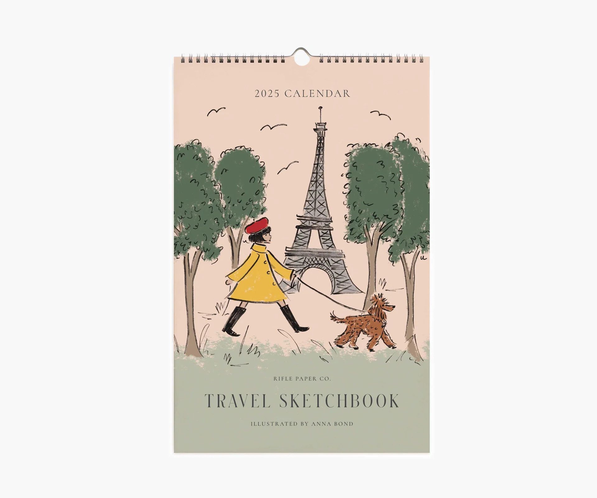 2025 Wall Calendar - Travel Sketchbook | Rifle Paper Co.