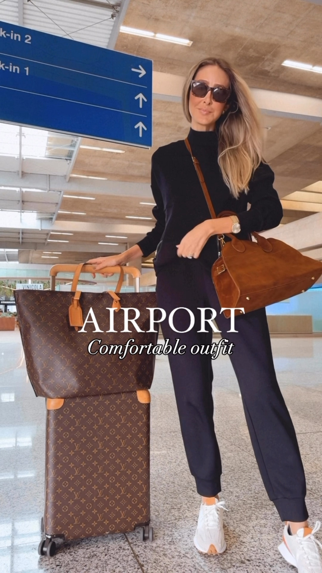 Comfortable and stylish airport outfit idea 
It runs tts , wearing a size small
Amazon suede bag that is beautiful and it the perfect shade of brown . Mine is the size small 




#LTKTravel #LTKSeasonal #LTKStyleTip