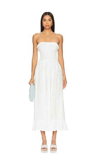 The Nikki Dress in Off White | Revolve Clothing (Global)