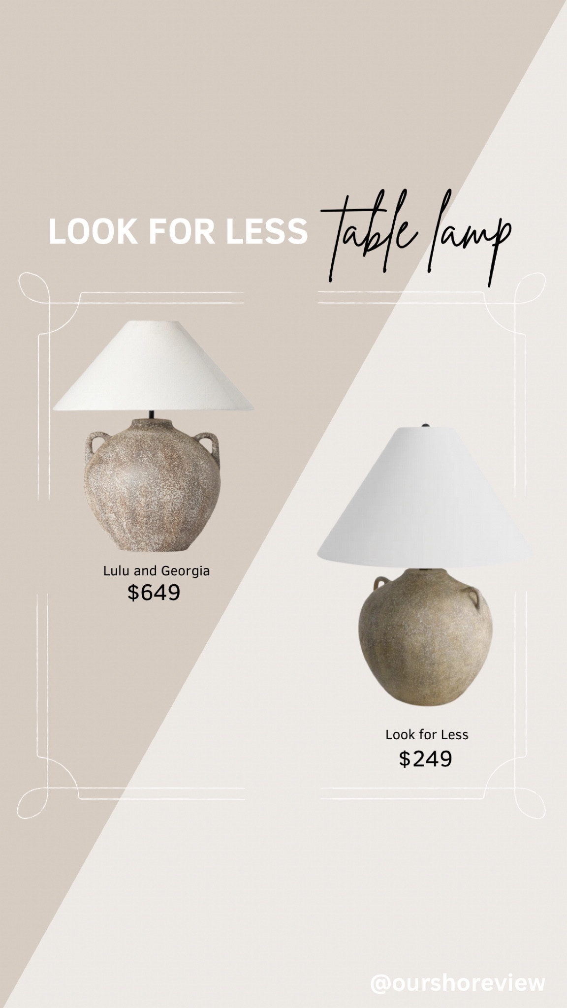 Table lamp, designer table lamp, designer table lamp for less, designer lamp dupe, designer look alike, designer splurge or save, large table lamp, 

#LTKSaleAlert #LTKStyleTip #LTKHome