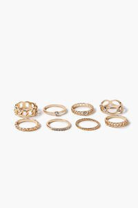 Assorted Faux Gem Ring Set | Forever 21 (US)