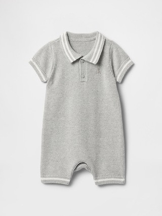 Baby Sweater Polo Shorty One-Piece | Gap (CA)