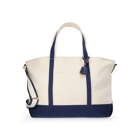 Free Assembly Women's Canvas Boat Tote, Natural | Walmart (US)
