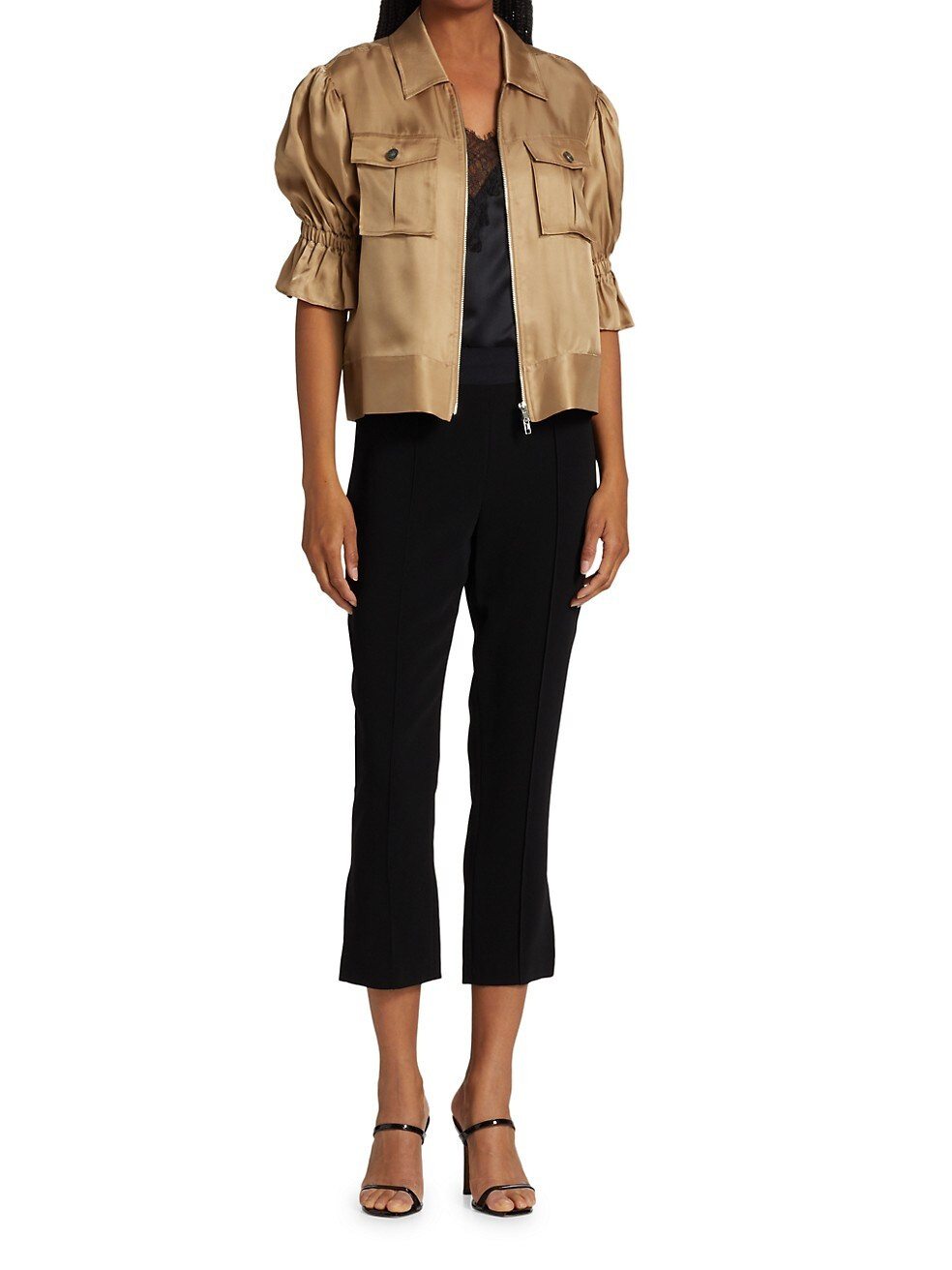 Holly Puff-Sleeve Utility Jacket | Saks Fifth Avenue