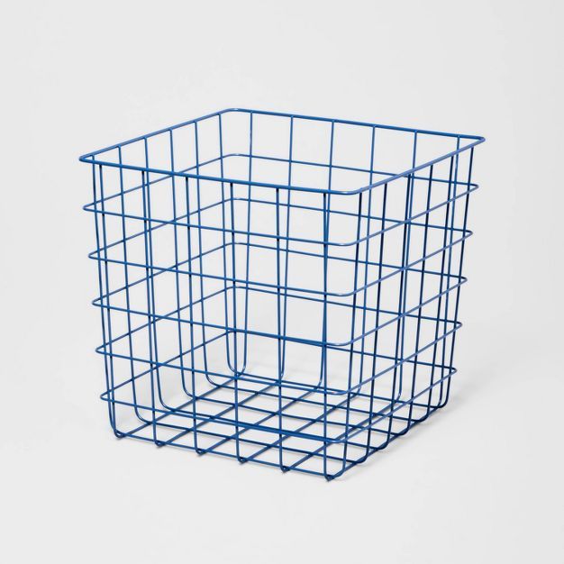 Decorative Wire Basket Square Blue - Brightroom™ | Target