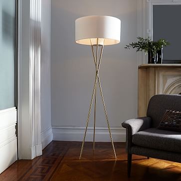 Mid Century Tripod Floor Lamp | West Elm (US)