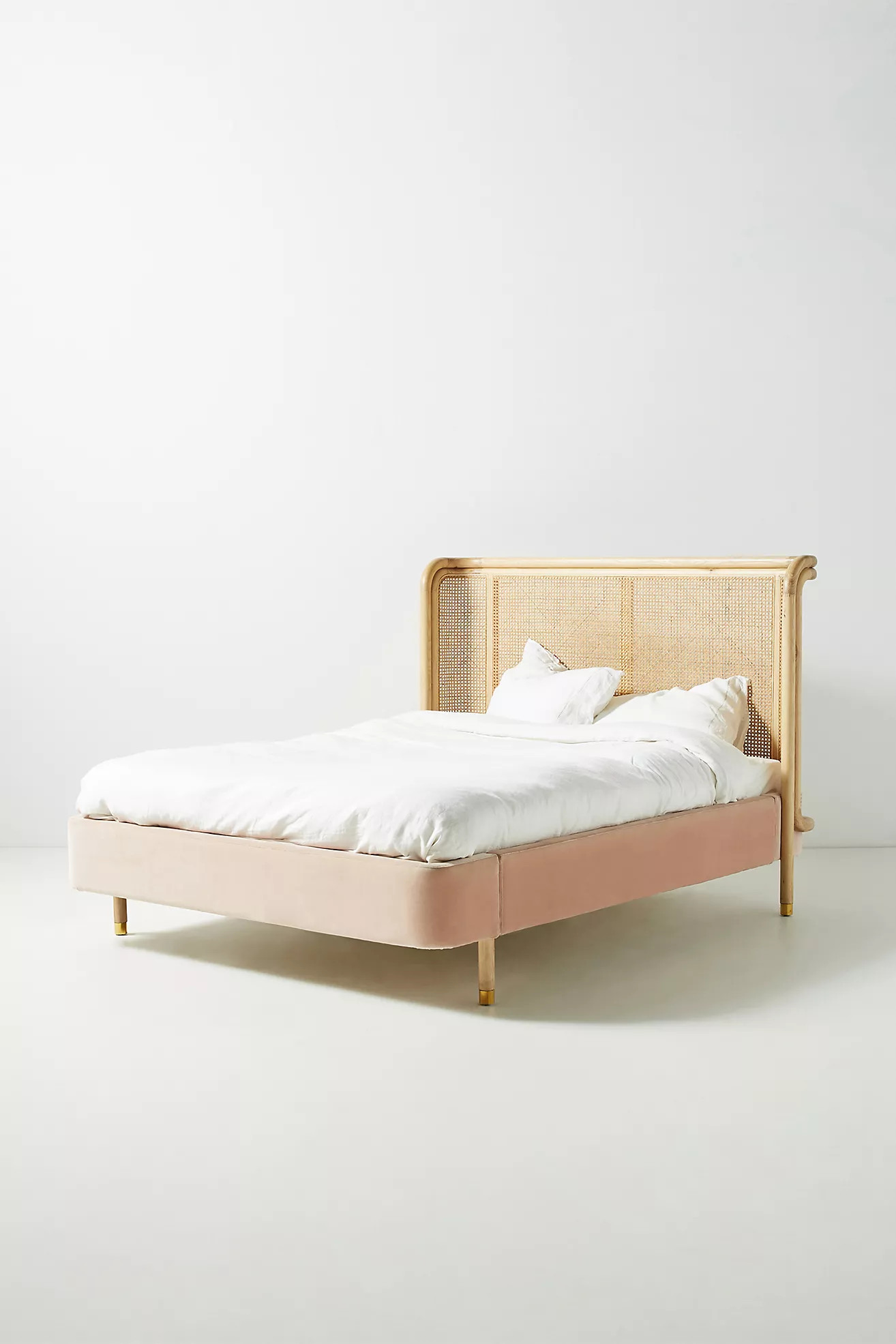 Heatherfield Primrose Valencia Velvet Bed | Anthropologie (US)