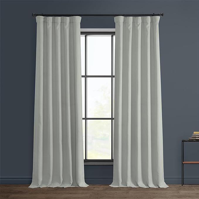 HPD Half Price Drapes Faux Linen Room Darkening Curtains for Bedroom 50 X 108, BOCH-LN1855-108 (1... | Amazon (US)