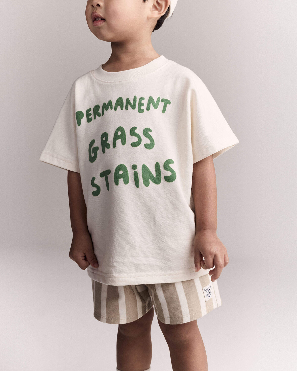 Toddler 'Permanent Grass Stains' Dolman Tee - Cream | Carter's Inc