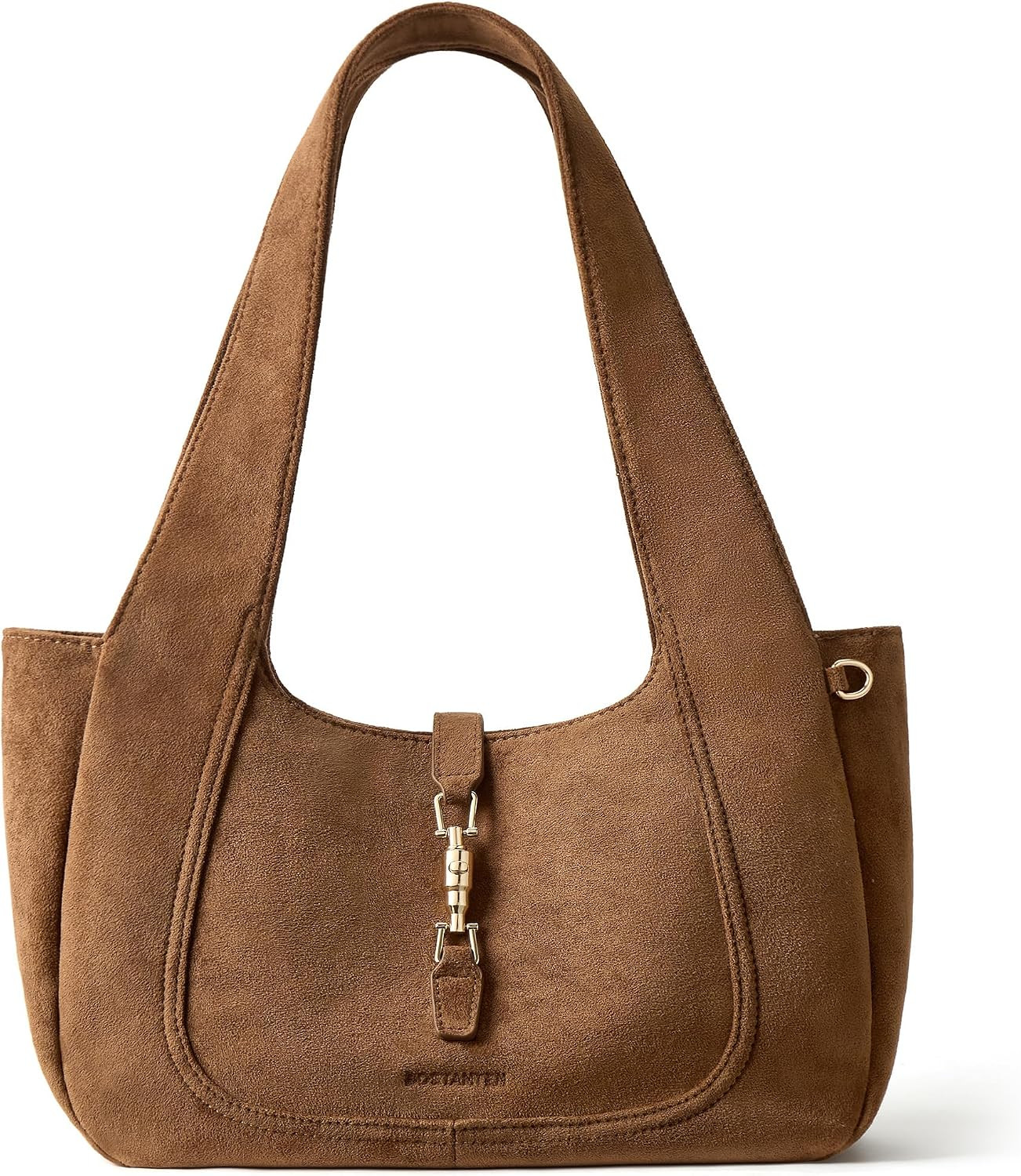 BOSTANTEN Suede Shoulder Bag for Women Vintage Purse Dumpling Tote | Amazon (US)