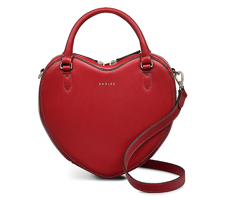 RADLEY London Valentines 2025 Small Leather Zip Top Crossbody | QVC