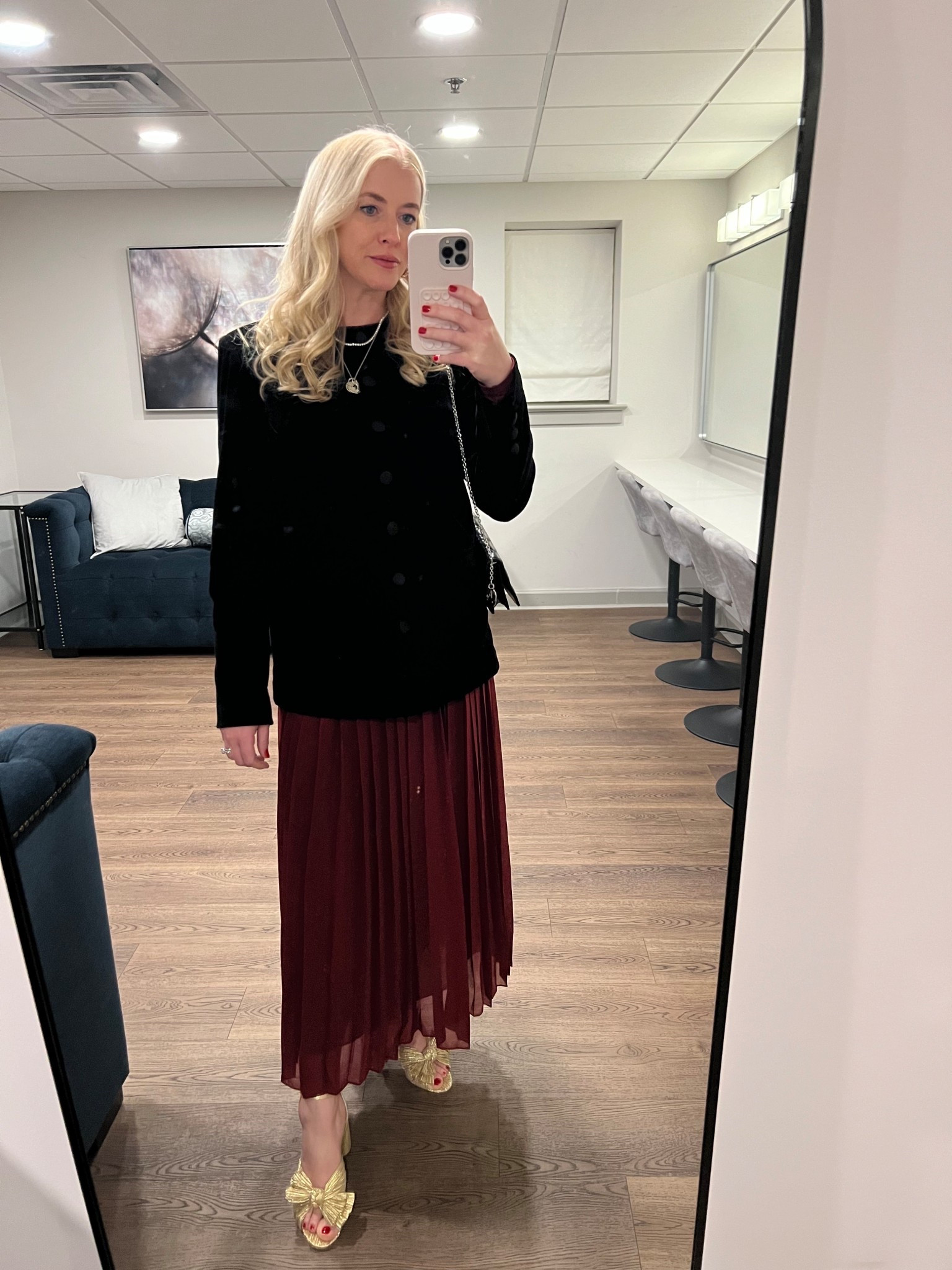 Office holiday party. I’ve worn this velvet blazer 3x since purchasing. TTS. 

Dress is old JCrew, but I linked similar I’d wear with this. 

#LTKootd #LTKWorkwear #LTKHoliday