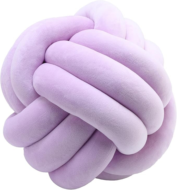 Petrella Knot Pillow Ball Round Throw Pillows Home Decor Cushion Decorative Aesthetic Throw Pillo... | Amazon (US)