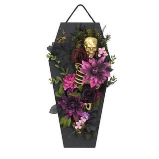 23.7" Skeleton with Coffin Wall Accent by Ashland® | Michaels Stores