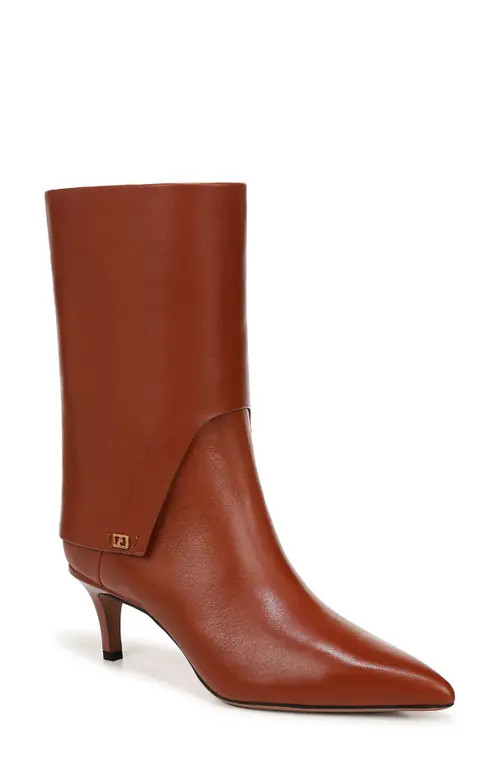 Franco Sarto Alberta Bootie in Brown at Nordstrom, Size 9.5 | Nordstrom