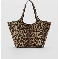 Mango Leopard Print Tote Bag | Simply Be (UK)