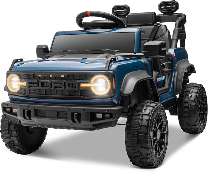 ENYOPRO Licensed Ford Bronco Raptor Electric Ride On Jeep for Kids, 12V Remote Control Ride On Ca... | Amazon (US)