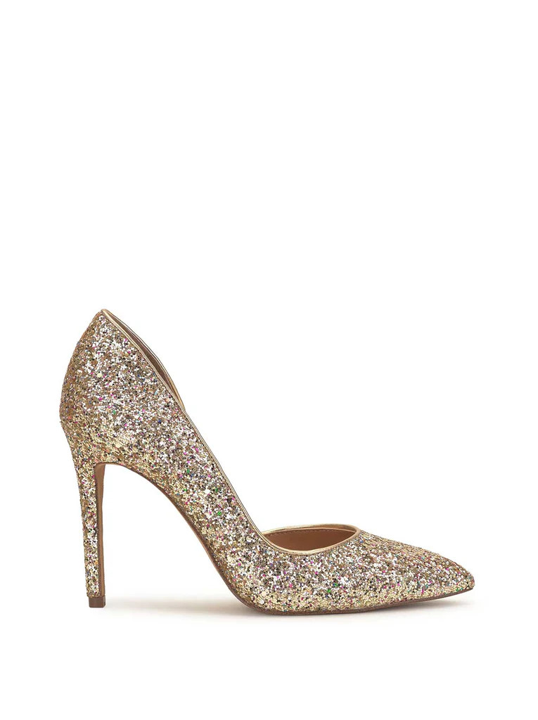 Prizma D'Orsay Pump in Party Gold | Jessica Simpson E Commerce