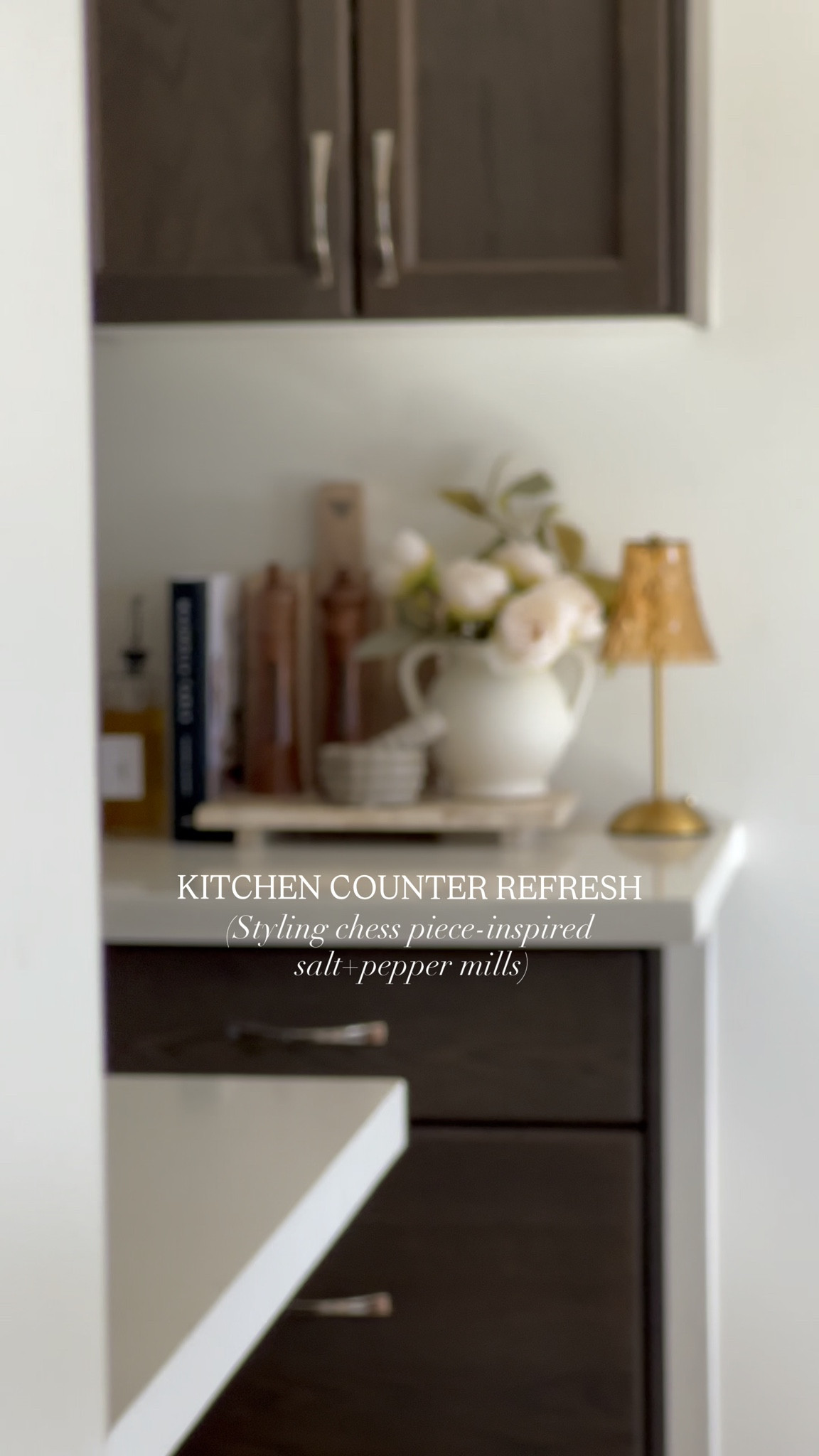 Obsessed 😍♟️// follow and comment STYLE for links 🔗

I was looking for something that’s both stylish and functional for my kitchen counter, and these mills are the perfect addition. They double as statement piece while still being practical. With their chess-inspired silhouette, they turn everyday seasoning into a chic, elevated experience. 

Love how it can be effortlessly styled and adds so much warmth to this corner ✨

#kitchencounterdecor #amazonfinds #kitchenstyling

#LTKcanada #LTKstyletip #LTKhome