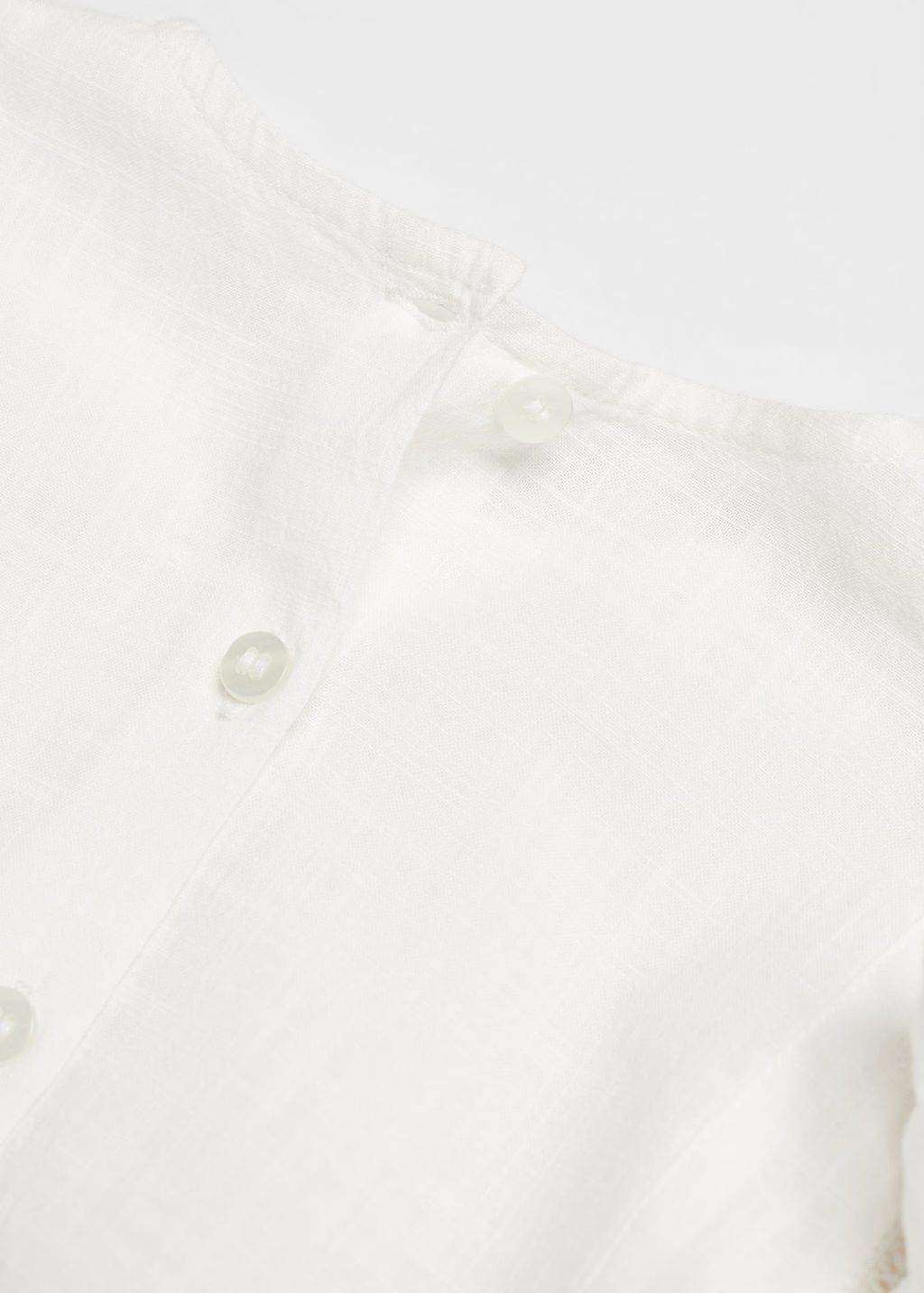 Ruffled cotton blouse -  Girls | Mango Kids USA | MANGO (US)
