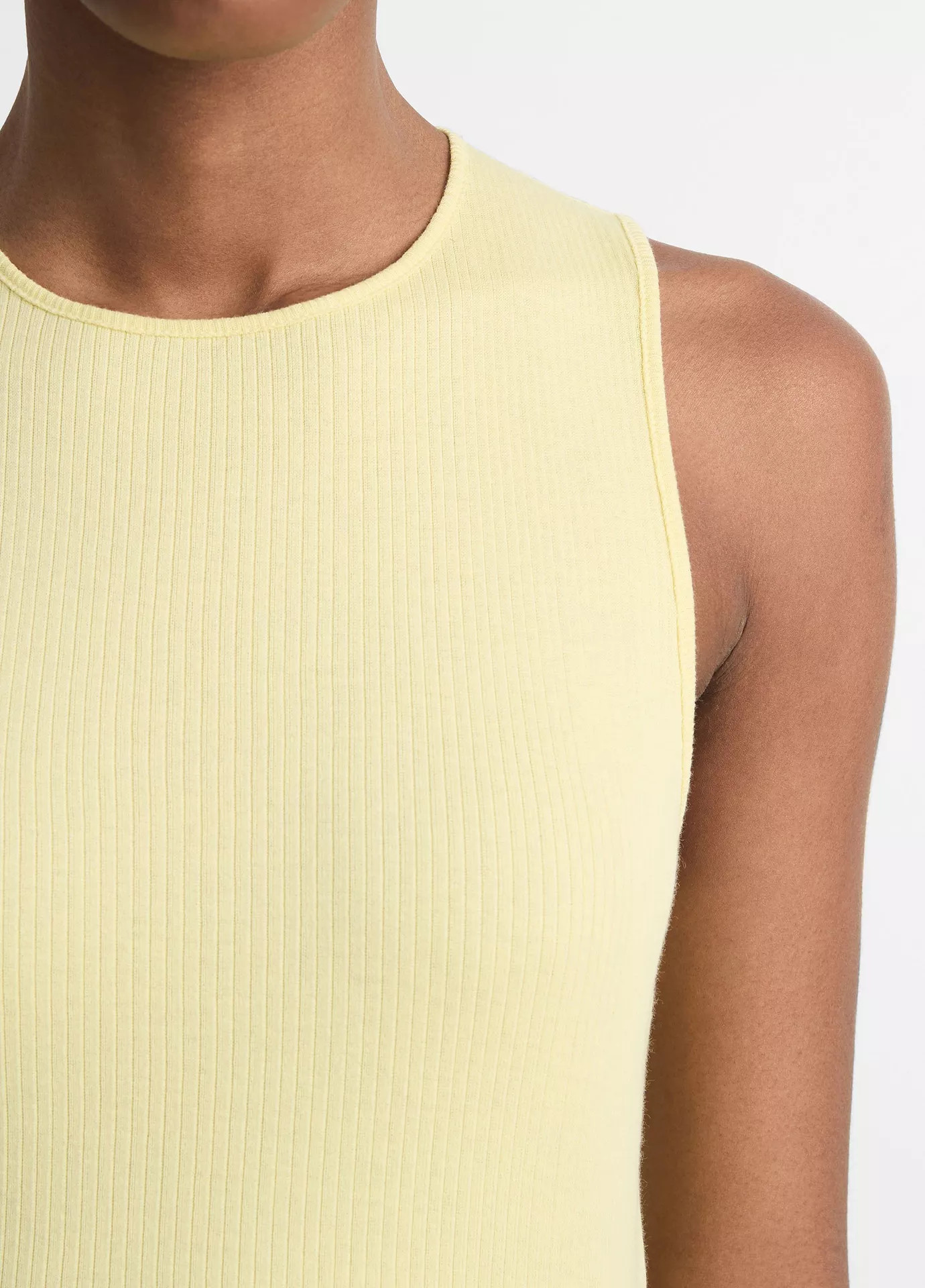 Ribbed Pima Cotton Shell | Vince LLC