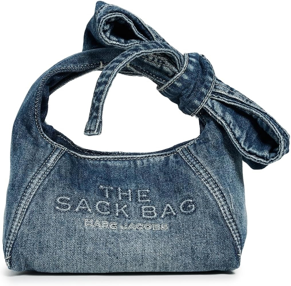Marc Jacobs Women's The Bow Denim Mini Sack Bag | Amazon (US)