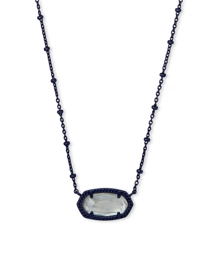 Elisa Gunmetal Satellite Pendant Necklace in Gray Illusion | Kendra Scott